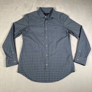 Vineyard Vines Shirt Men Size M Long Sleeve Classic Fit Trucker Performance EUC